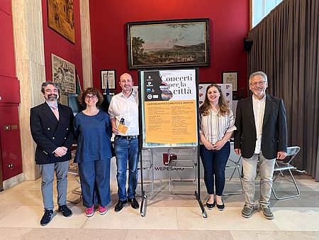 M° Luca M. Antonio Testa, Elisa Cerri, Daniele Vimini, Akita Thano, Giorgio Santi