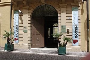 Ingresso Museo Nazionale Rossini_Palazzo Montani Antaldi