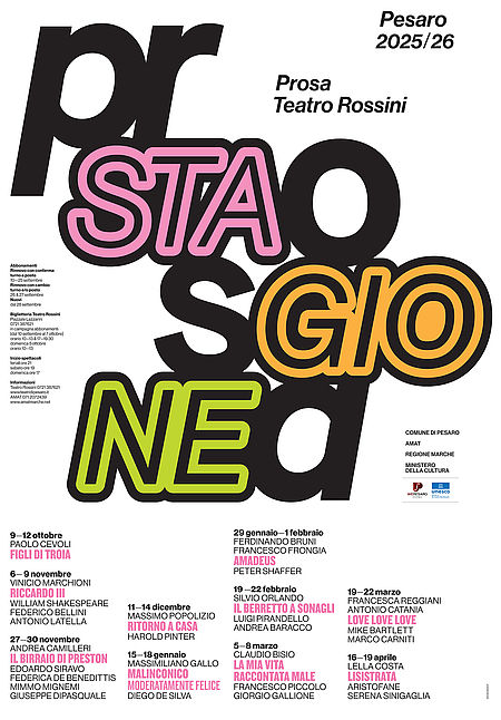 Stagione di Prosa 2025 - 2026