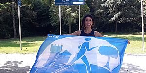 inaugurato percorso della 'bandiera azzurra' al parco miralfiore