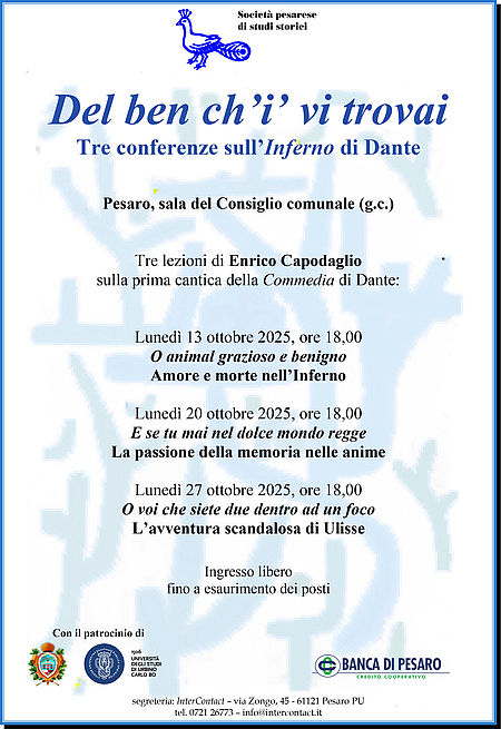 Tre conferenze sull'Inferno di Dante_a cura di Enrico Capodaglio
