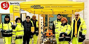 Biancani con gruppo Protezione Civile