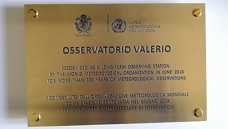 Targa Osservatorio Valerio