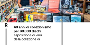 I vinili di Massimo Giannini alla Galleria Rossini