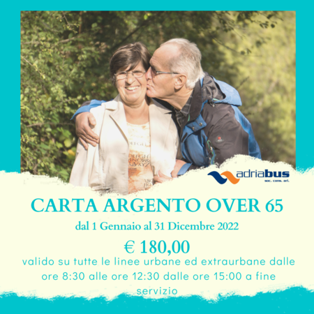 Carta Argento over 65