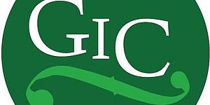 Logo Giovani in Crescendo con fondo verde
