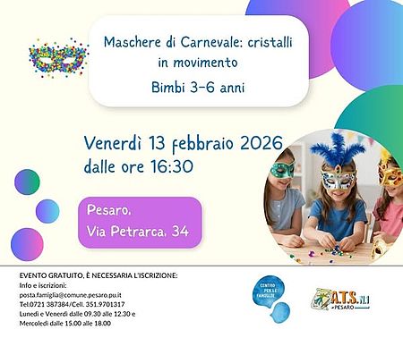 Immagine di Maschere di carnevale:cristalli in movimento