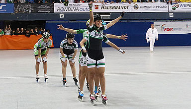 foto campionato pattinaggio velocità