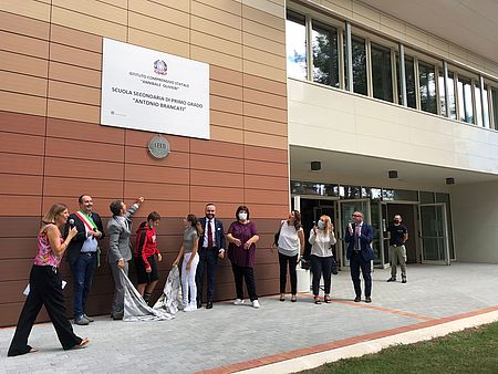 Cerimonia ufficiale per la consegna del premio del GBCI all’edificio di via Lamarmora