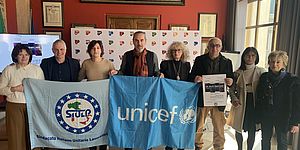 Belloni con rappresentanti Unicef e Siulp 