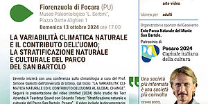 Locandina descrittiva dell'evento con foto dell'attore Cesare Bocci come testimonial