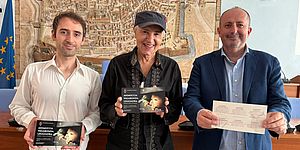 Stefano Teodori, Giuseppe Saponara, Daniele Vimini presentano la XII edizione de "L'Angolo della Poesia"