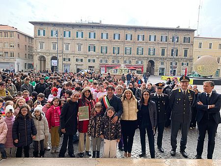 Biancani Greco e ragazzi dell'evento