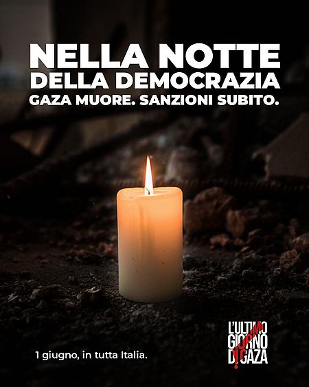Pesaro torna in piazza per la Palestina, appuntamento domenica 1 giugno, ore 21, con il sit-in in piazzale Innocenti