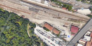 L'area del parcheggio - immagine Google Maps