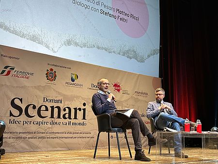 Ricci sul palco di Scenari