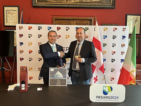 «Si rafforza la collaborazione artistica, culturale ed enogastronomica in vista di Pesaro 2024» 