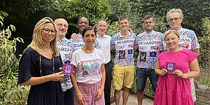 Mila Della Dora e organizzatori dell'iniziativa