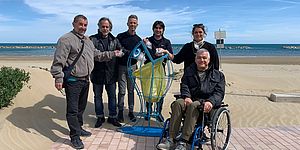 Pesce in ferro con Morotti Biancani De Simoni Domenicucci Polverari Tonucci