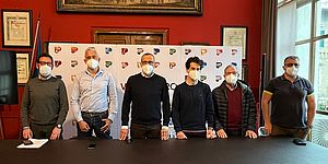 Ricci Pandolfi Nobili e rappresentanti sindacali