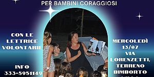 Letture al buio per bambini coraggiosi. Locandina