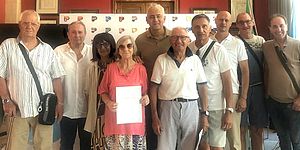 Pandolfi con rappresentanti Centri Sociali