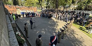 La cerimonia del 25 Aprile al Monumento alla Resistenza