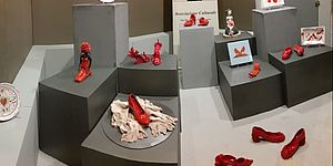 varie scarpette rosse