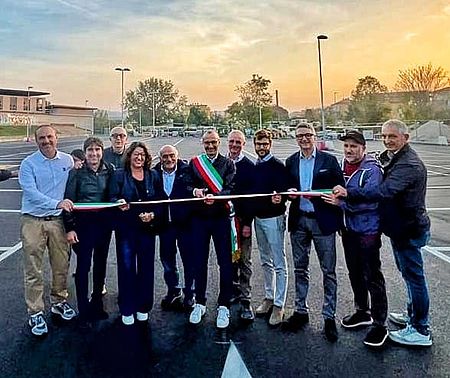 Ricci Pozzi Pieri Baldantoni Mattioli Biancani Belloni e rappresentanti della ditta