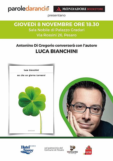 Locandina presentazione libro di Luca Bianchini