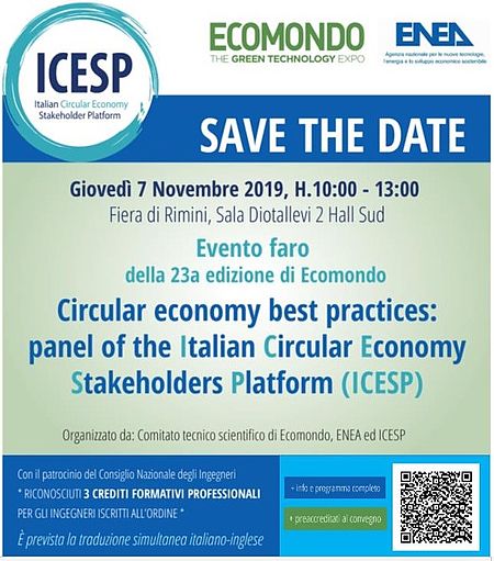 L'economia Circolare nel convegno di ICESP