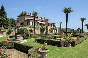 Villa Cattani Stuart giardino all'italiana
