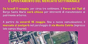 Indicazione manutenzione Parco dei Tigli