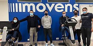 Perugini Ricci Della Dora e e ragazzi della palestra