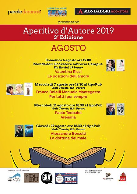 Aperitivo d'Autore agosto 2019  