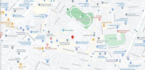 mappa palestra scuola chiara lubich
