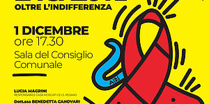 locandina della'iniziativa, cerotto a sciarpa