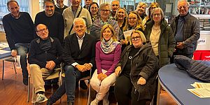 Pandolfi con organizzatori Vacanze insieme