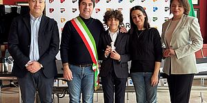 Biancani Murgia con famiglia Falciasecca