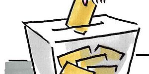 disegno urna elettorale