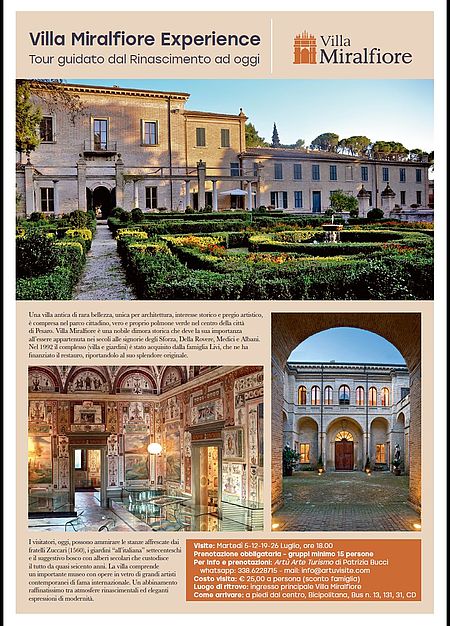 Villa Miralfiore. Visite estate 2022