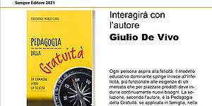 Pedagogia della gratuità. Locandina