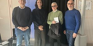 da sinistra: Daniele Vimini, Oliviero Fiorenzi, Claudio Olmeda, Marcello Smarrelli