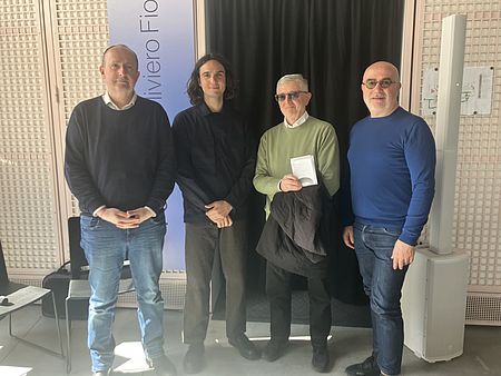 da sinistra: Daniele Vimini, Oliviero Fiorenzi, Claudio Olmeda, Marcello Smarrelli