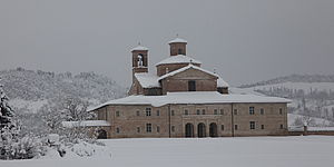 Convento di San Giovanni Battista al Barco Ducale innevato