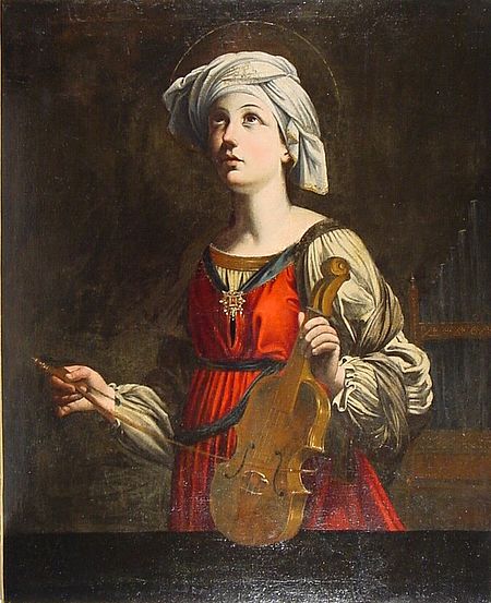 Santa Cecilia, sec. XVIII, Pesaro Musei Civici 