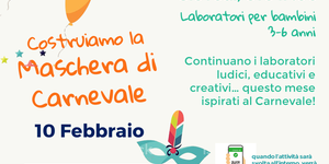 Immagine costruiamo maschera di carnevale