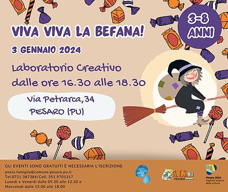 Locandina viva la Befana