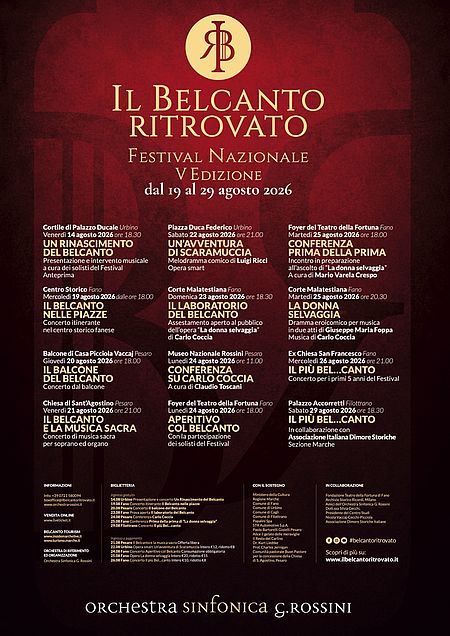 Il Belcanto ritrovato programma