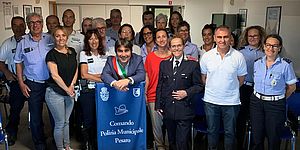 Biancani Muzzini con Polizia Locale 